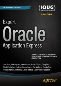 Expert Oracle APEX book cover